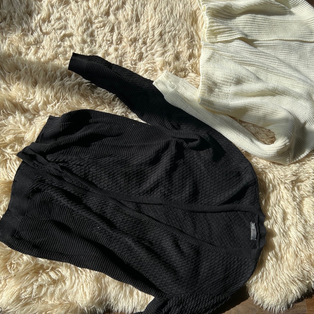 BNWT ribbed cardigan cropped